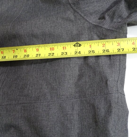 Eddie Bauer Womens Weatheredge Hooded Parka Trench Coat Size 3X Gray Long Sleeve - Picture 10 of 14